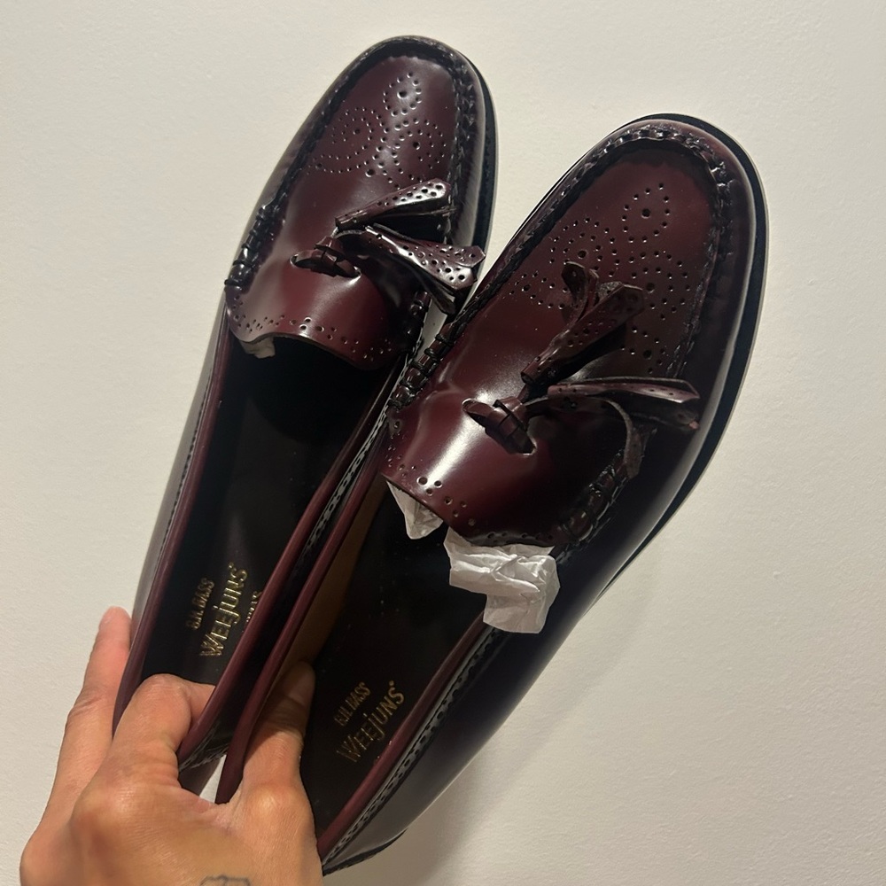 NWOT G.H. Bass & Co. Women’s Estelle Burgundy Leather Loafers